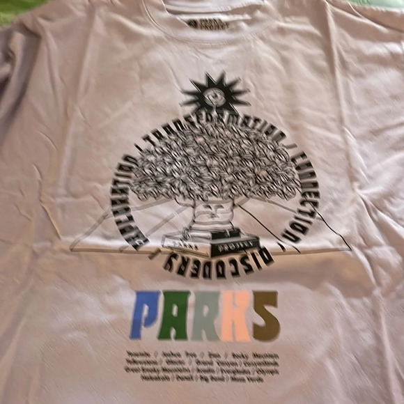 Parks Project Tree Of Knowledge Long Sleeve Tee, Purple, M, NWT - Picture 5 of 8